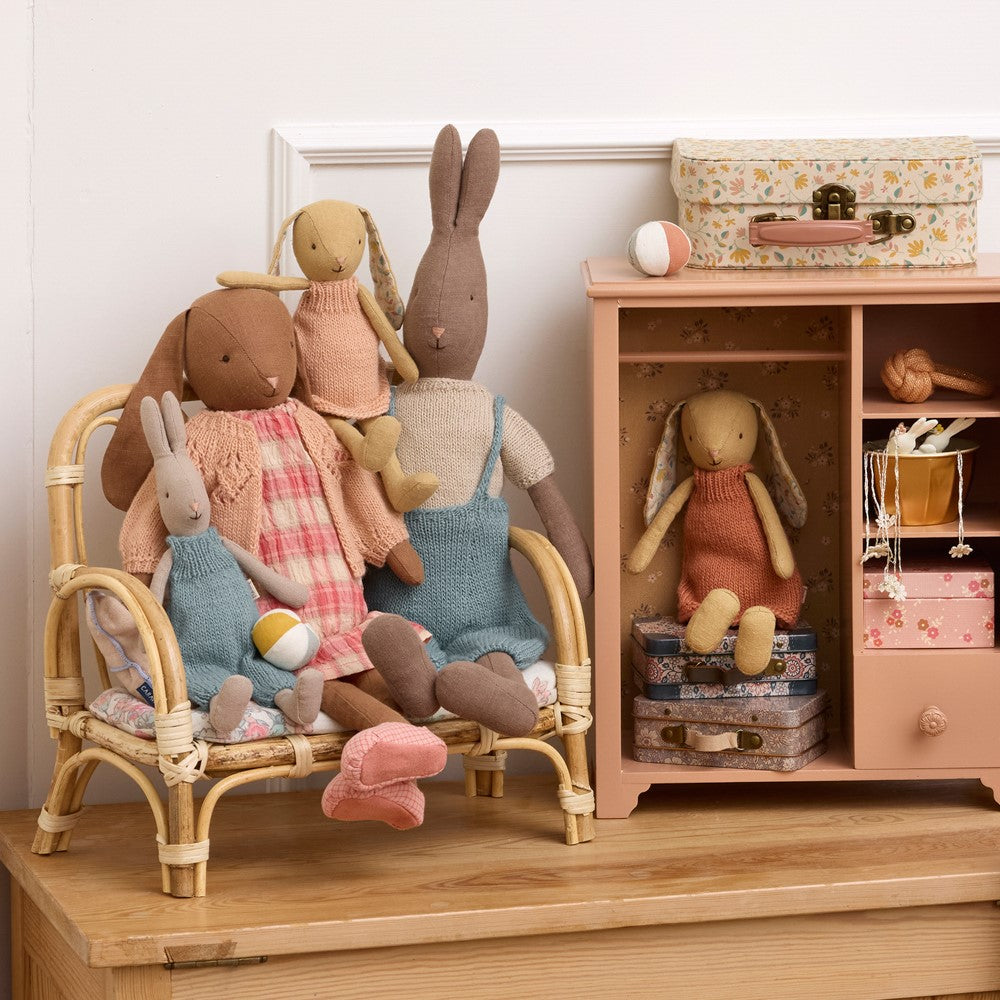 Maileg - Str. 1 Kanin m/ strik kjole