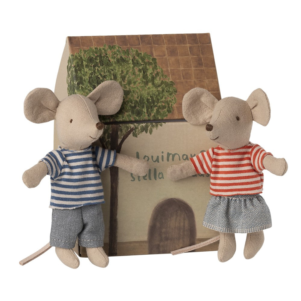 Maileg - Mini mus Louimax & Stella