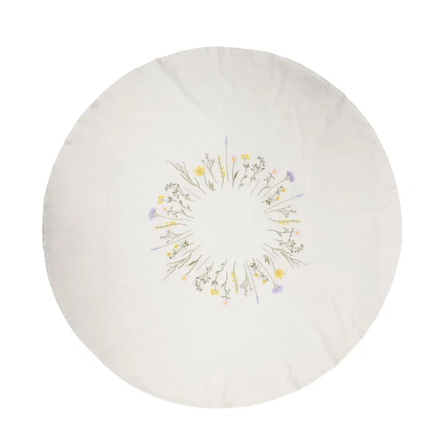 Speedtsberg - Rund dug med broderi Ø150cm