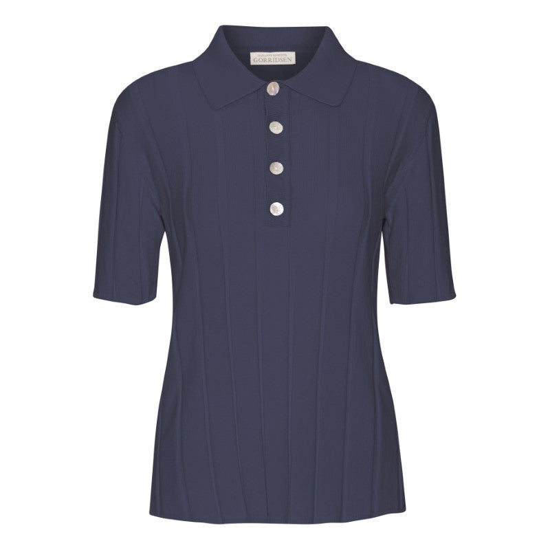 Gorridsen Design - Victoria Øko. bomulds bluse indigo