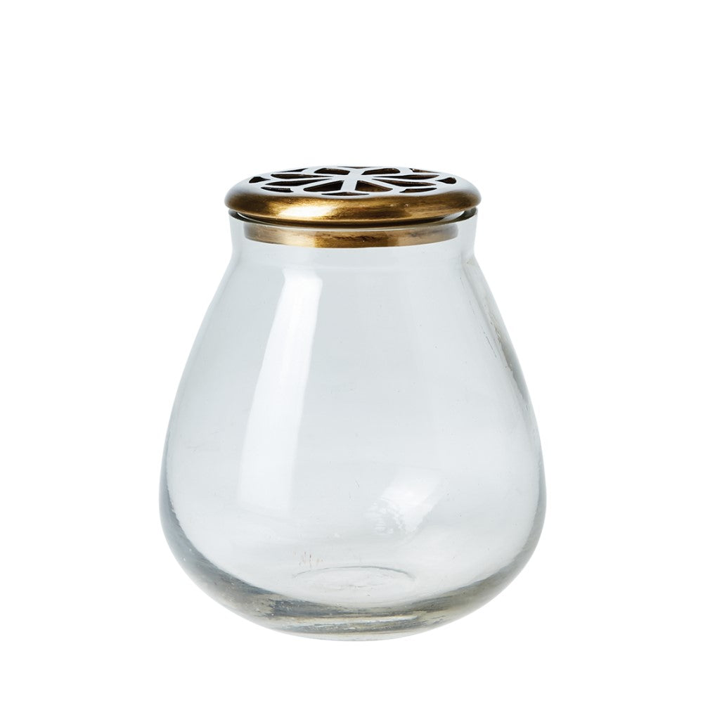 Affari - Ellen glasvase med metal top