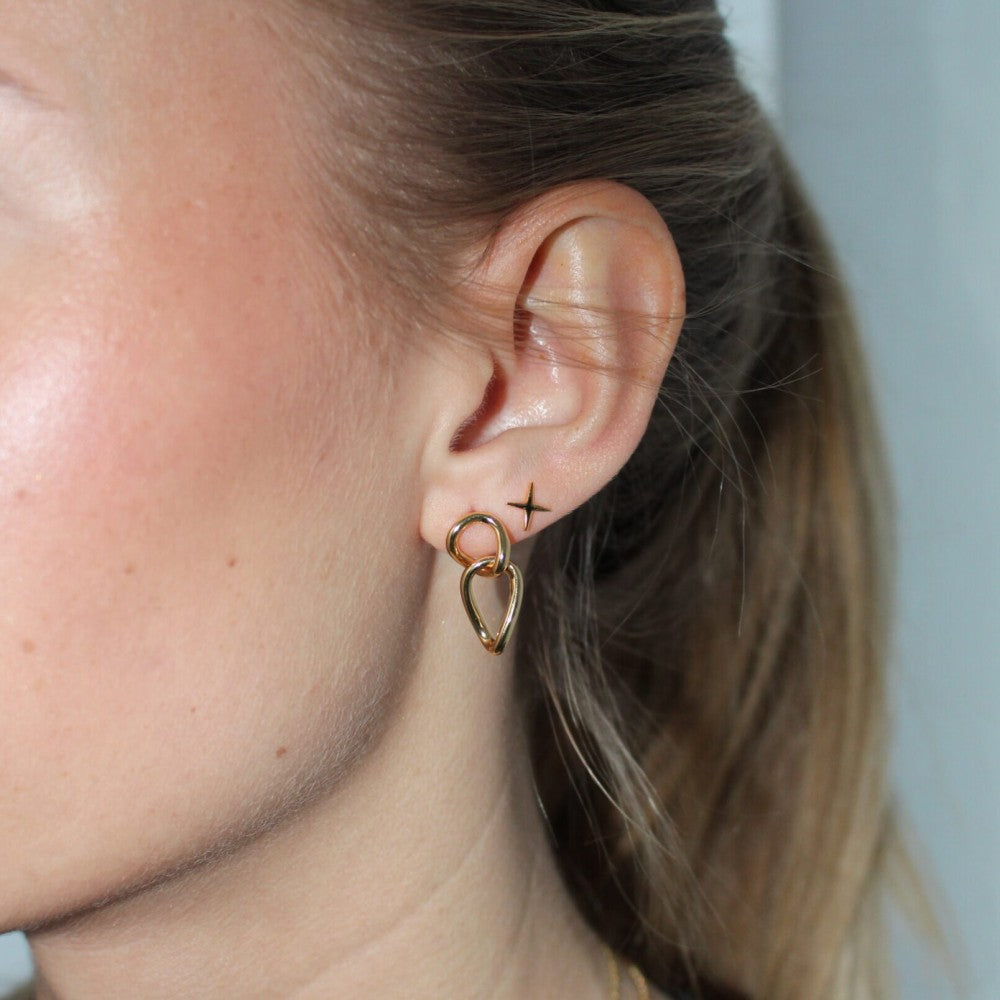 Alura - Forgyldt Grace ørestik