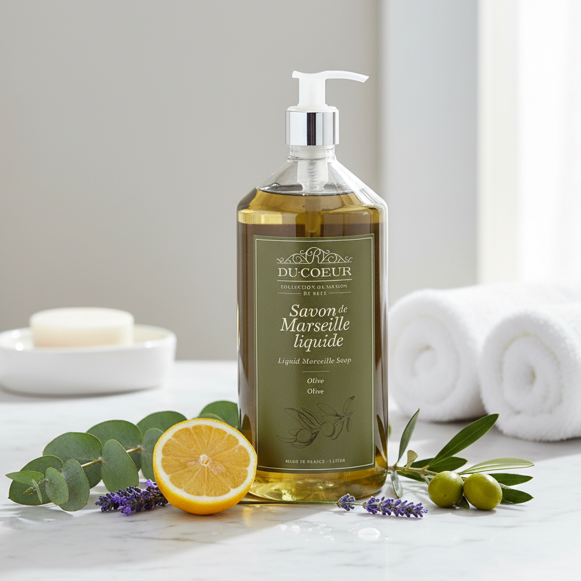 Du Coeur oliven håndsæbe med duftnoter