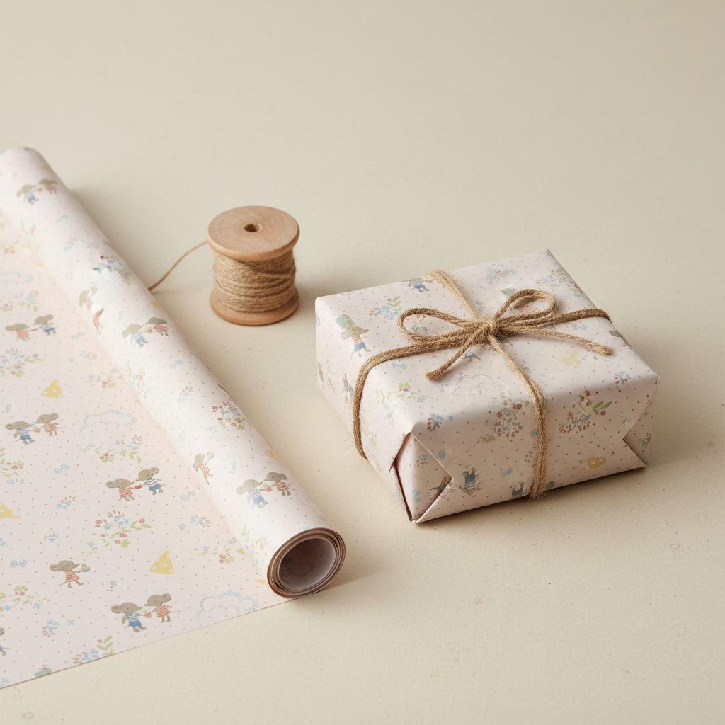 Gave med Maileg gavepapir - mice day