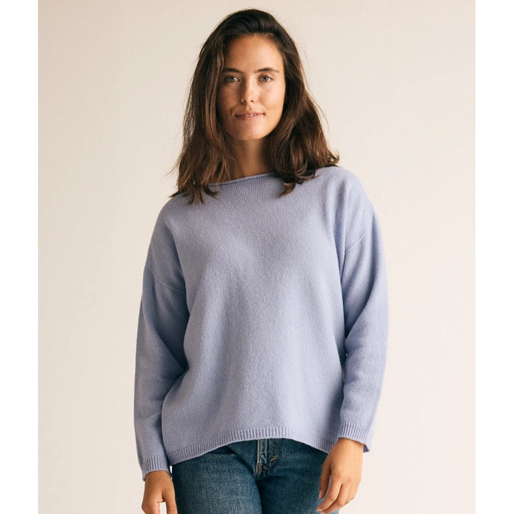 Gorridsen Design - Leda uld strik Pastel blue