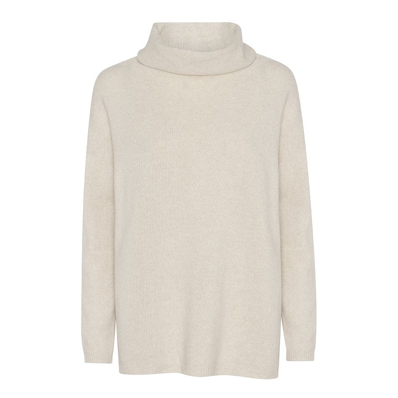 Gorridsen Design - Sif turtleneck strik Winter white