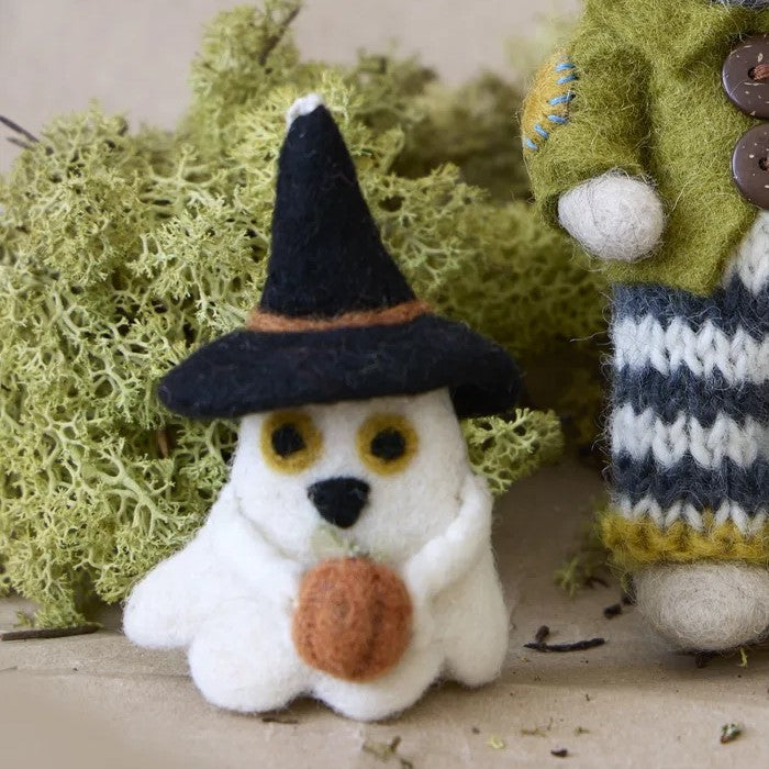 Gry & Sif - Halloween spøgelse med græskar