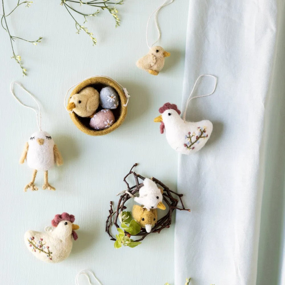 Gry & Sif - 3 stk kylling ophæng