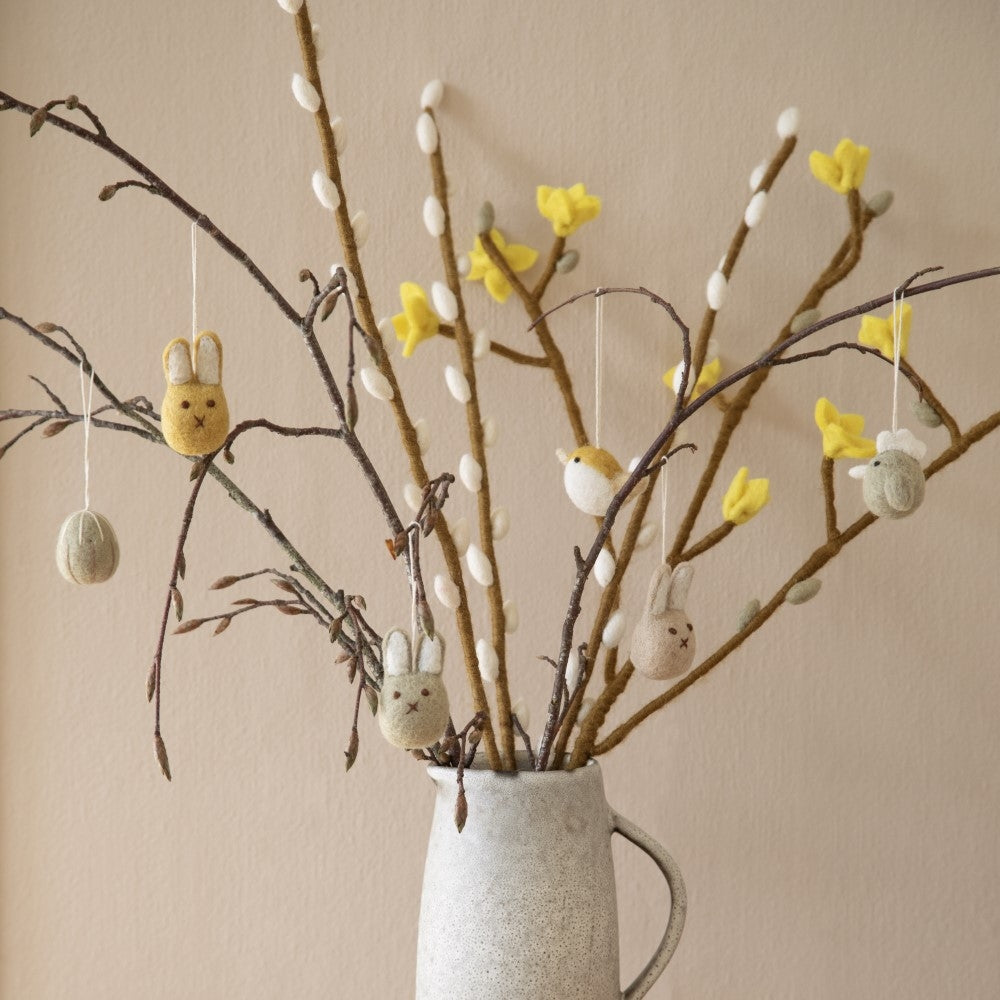 Gry & Sif - Gren m/ gule blomster