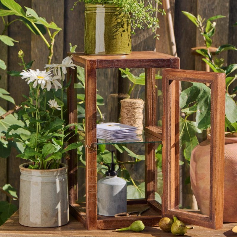 Ib Laursen - Grå glaseret krukke H17cm