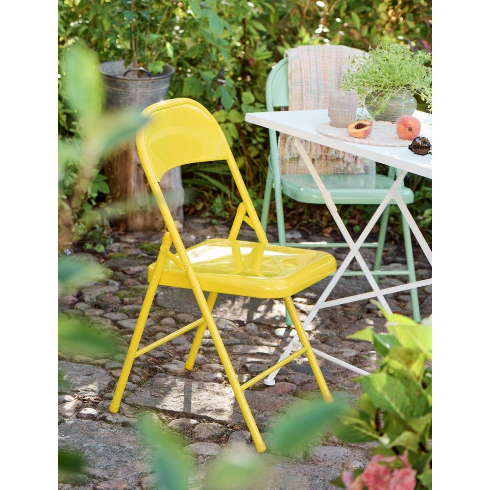 Ib Laursen - Gul metal klapstol