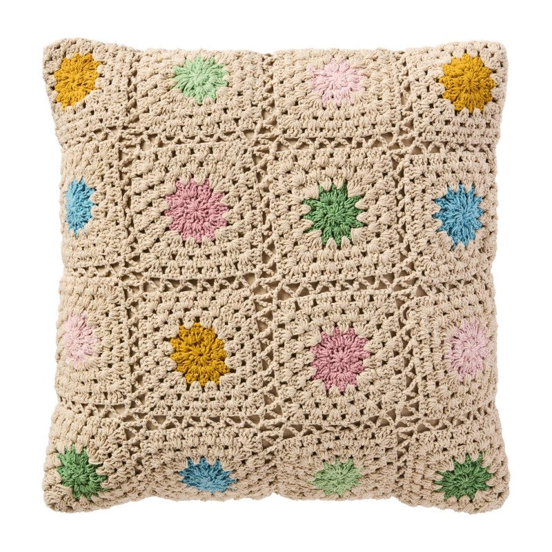 Ib Laursen - Hæklet pudebetræk 50x50cm