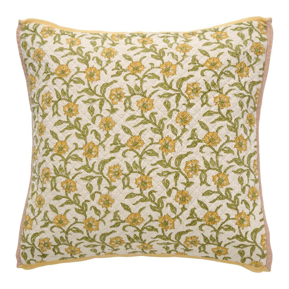 Ib Laursen - Vigga pudebetræk m/ gule blomster