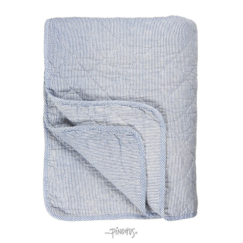 Ib Laursen - Quilt blå mælkedrengestriber