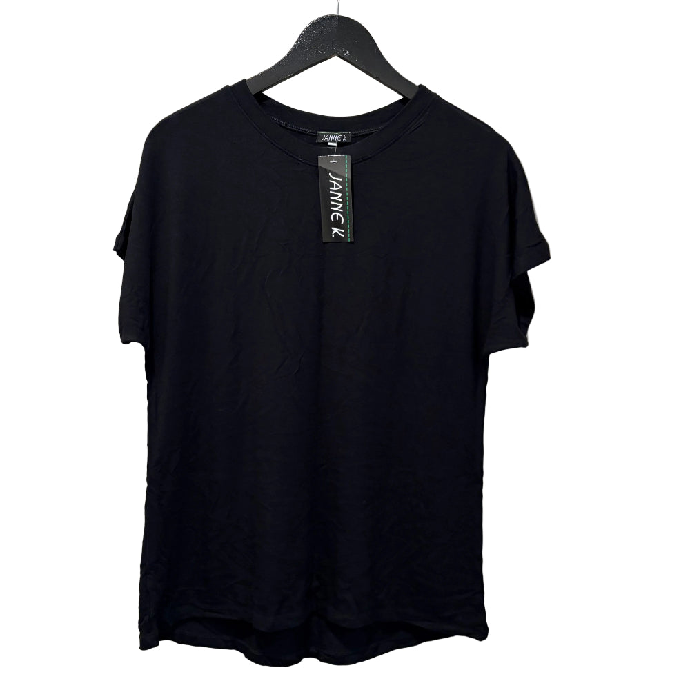 Sort Basic t-shirt fra Janne K