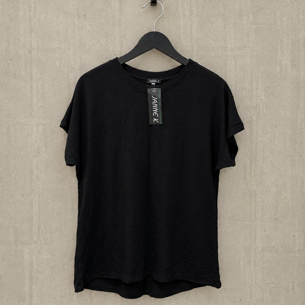 Janne K Basic t-shirt sort
