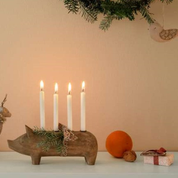 Maileg - Adventsstage gris til 4 lys