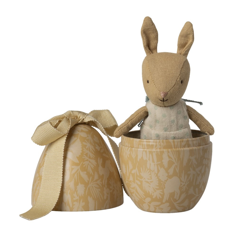 Maileg - Gult påskeæg m/kanin