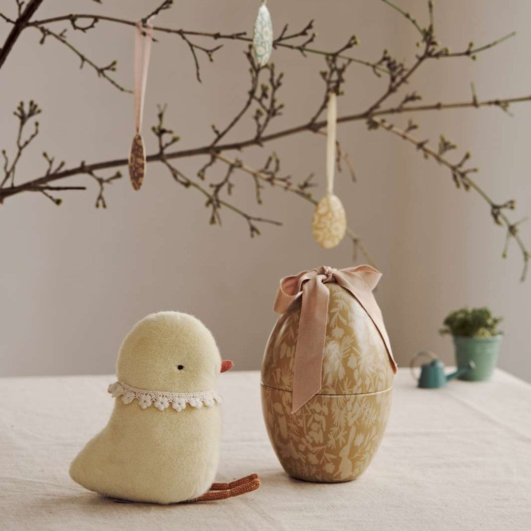 Maileg - Gul plys Kylling 17cm