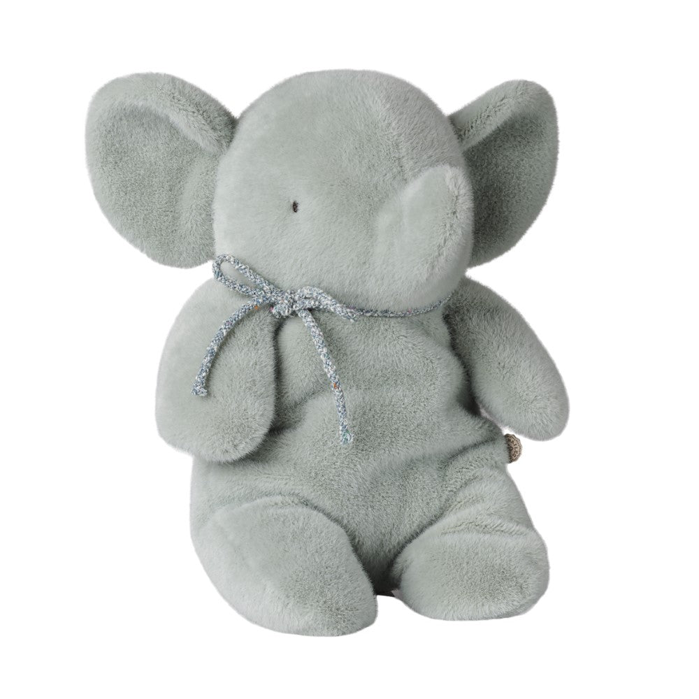 Maileg - Dusty mint Plys Elefant str. M