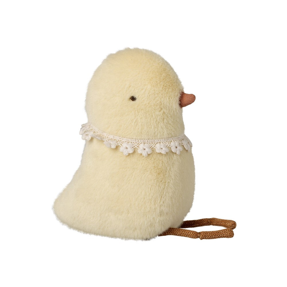 Maileg - Gul plys Kylling 17cm