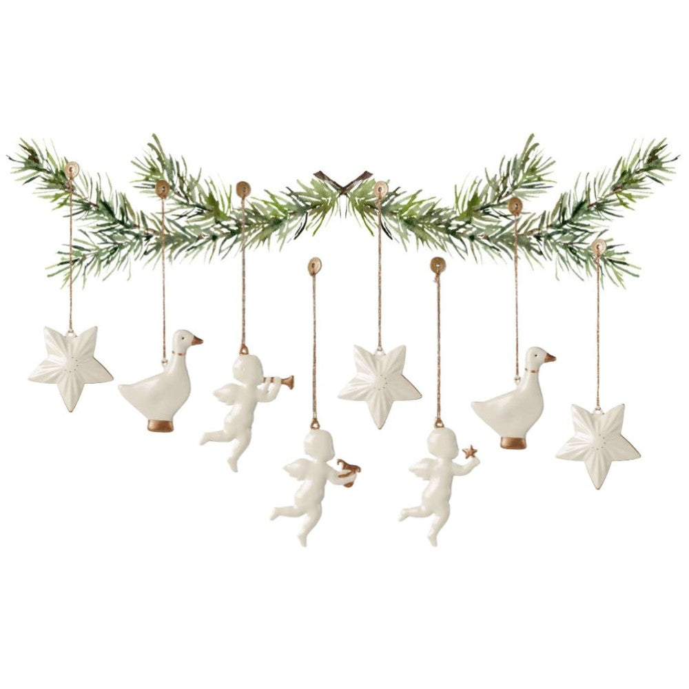 Maileg 2026 sampak - Holy night creme/guld ophæng