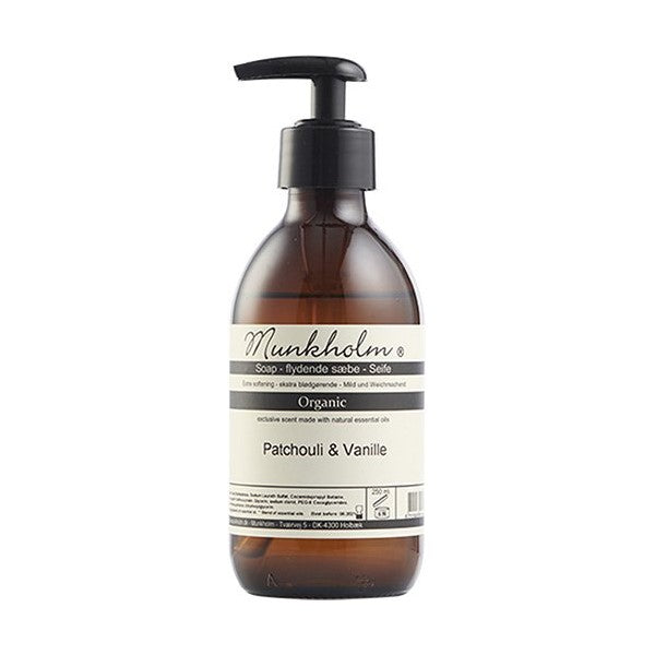 Munkholm øko håndsæbe - Patchouli & vanille 250ml