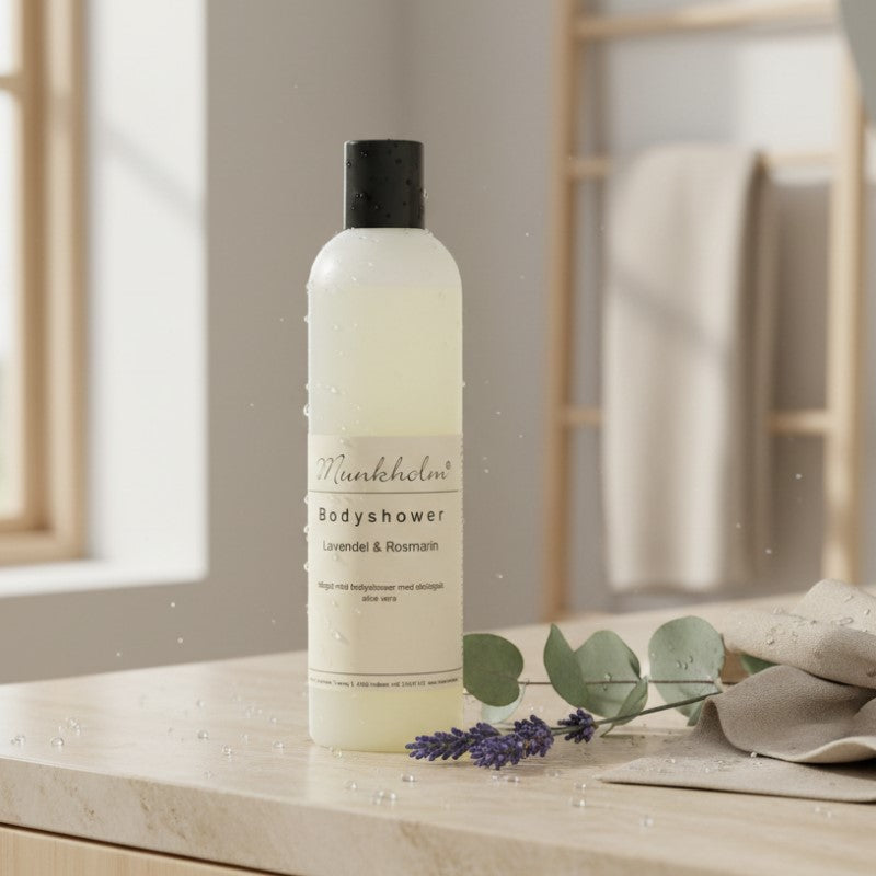 Body shower med lavendel fra Munkholm