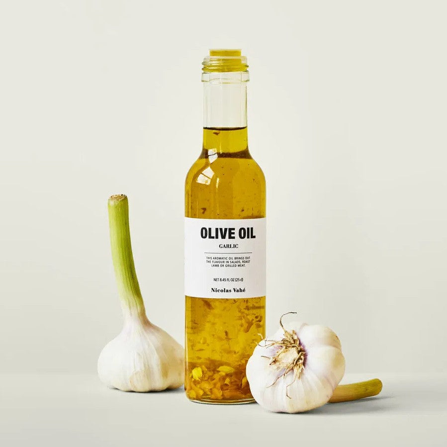Ekstra jomfru oliven olie med hvidløg