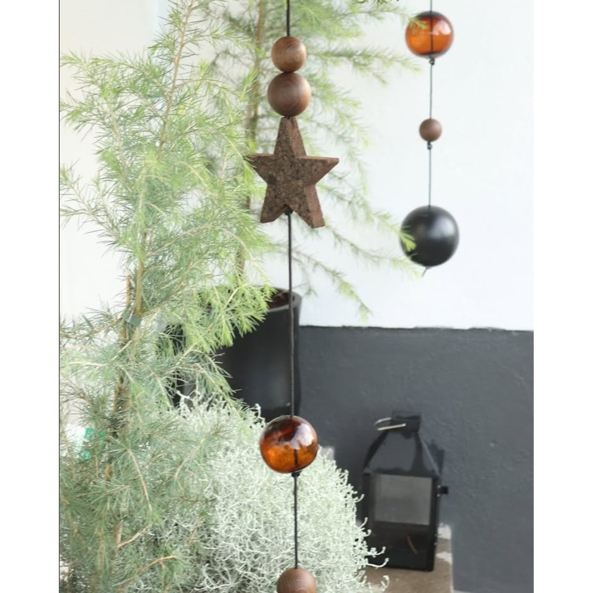 Nordic by hand - Brun glaskugle