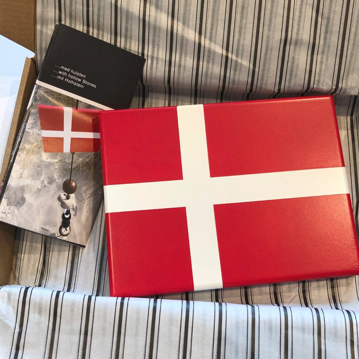 Nordic by hand Dannebrogs flag