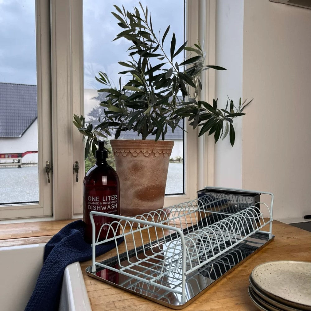 Plint opvaskestativ - Isblå