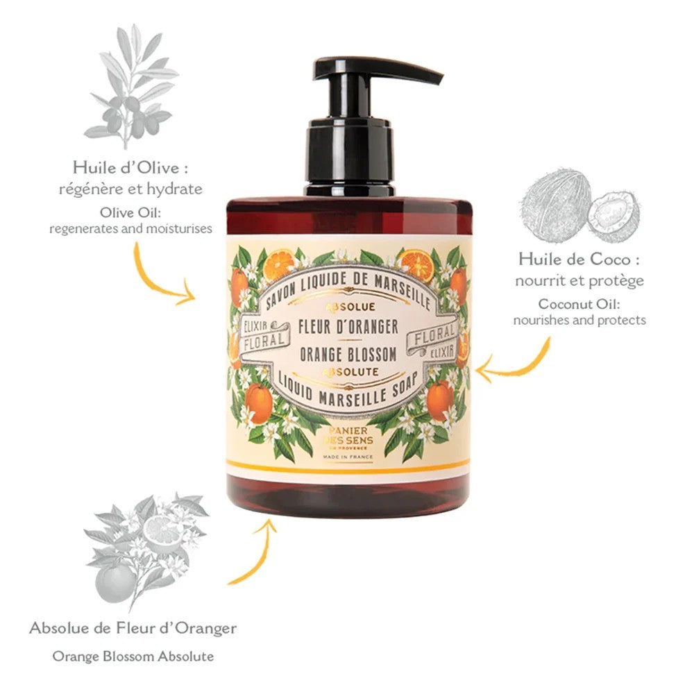 Panier des sens - Håndsæbe Orange Blossom 500ml.