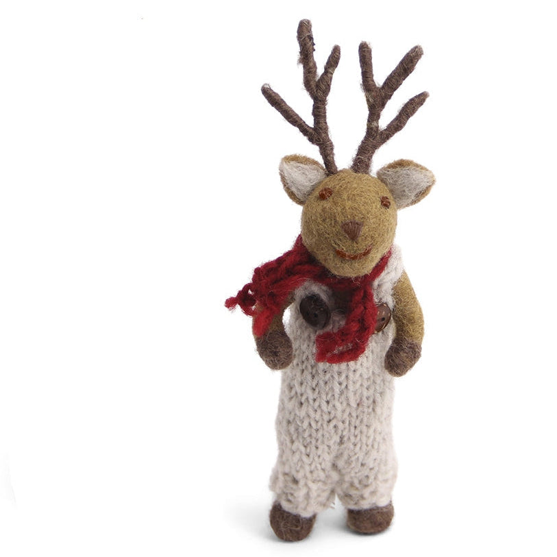Gry & Sif - Brun Rensdyr H15cm