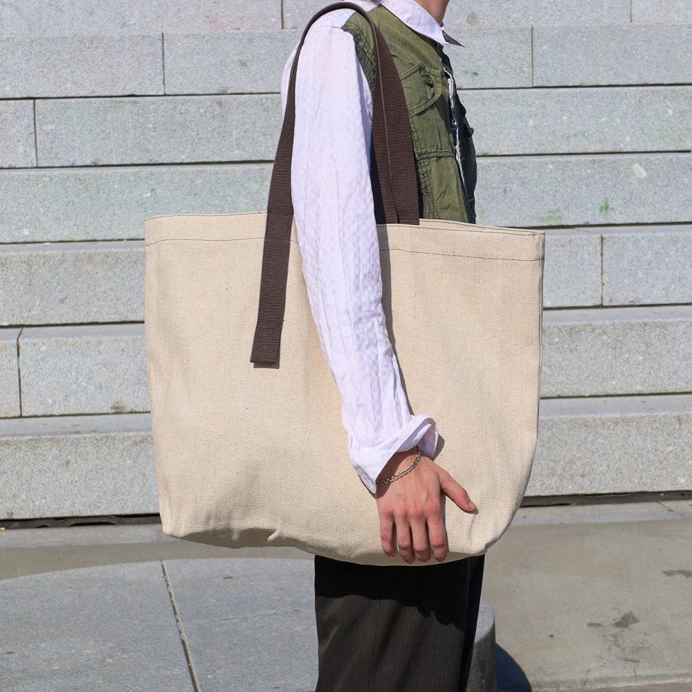 Large Shangies taske med brune remme