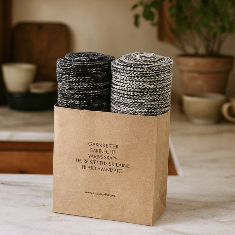 Solwang restgarn karklud 2 stk Stone mix