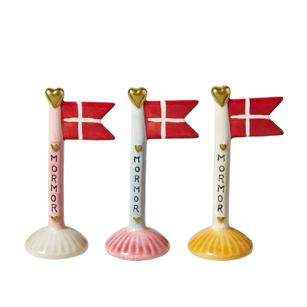 Speedtsberg - MORMOR Keramik flag H14cm