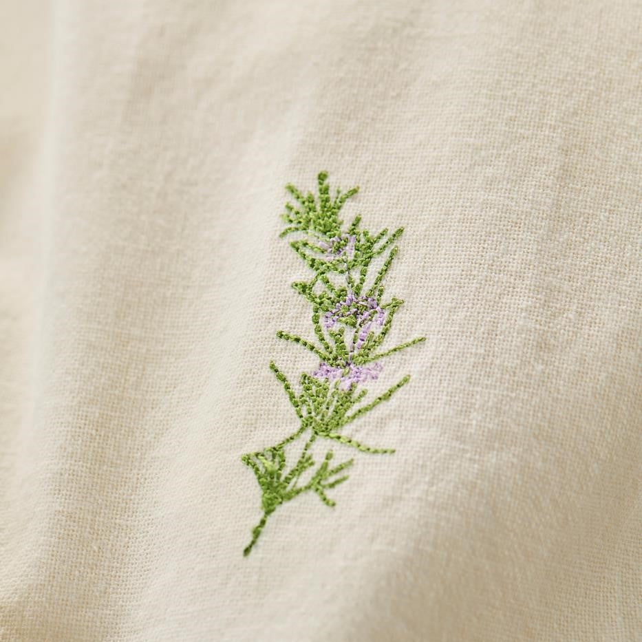 Ib Laursen - Stofserviet med broderi 40x40 cm