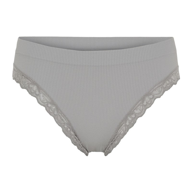 Feline rib trusse m/ blonde - Perla
