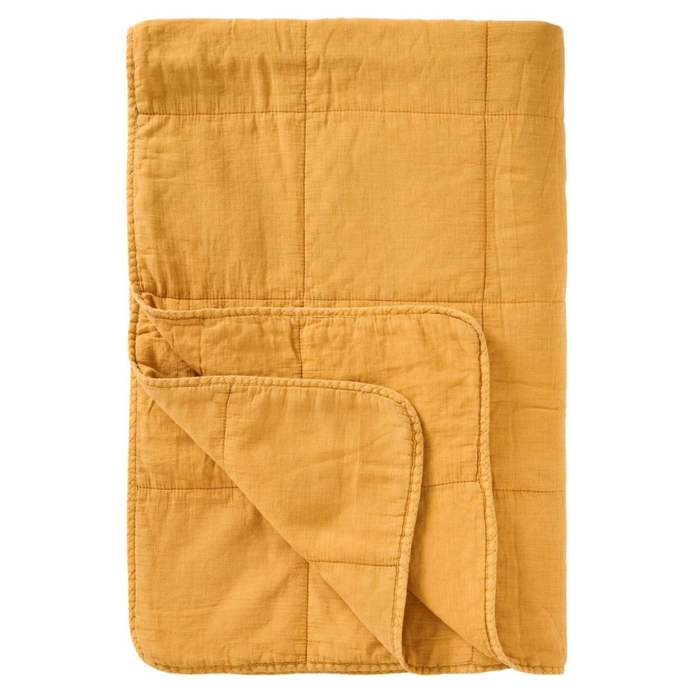 Ib Laursen - Gult Vintage Quilt tæppe