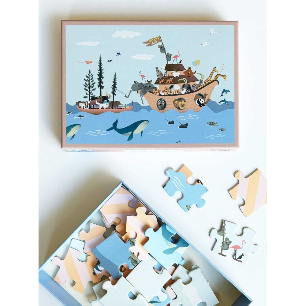 Vissevasse Noahs ark puslespil 42 pcs