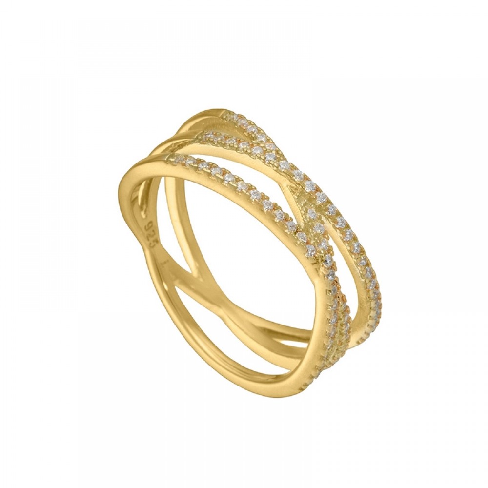 Aqua Dulce Forgyldt Daimi ring