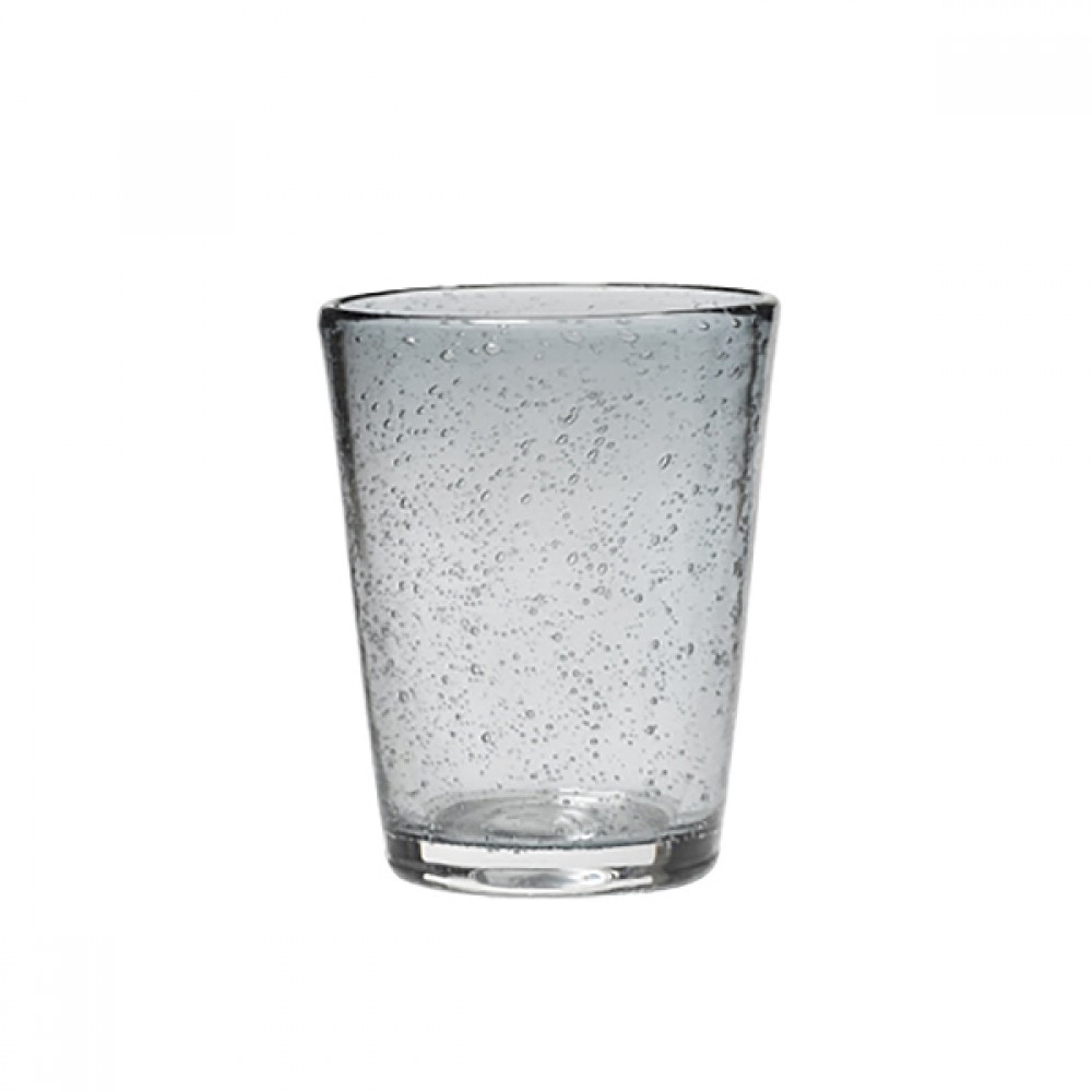 Broste Copenhaden - Vandglas grå-blå m/bobler