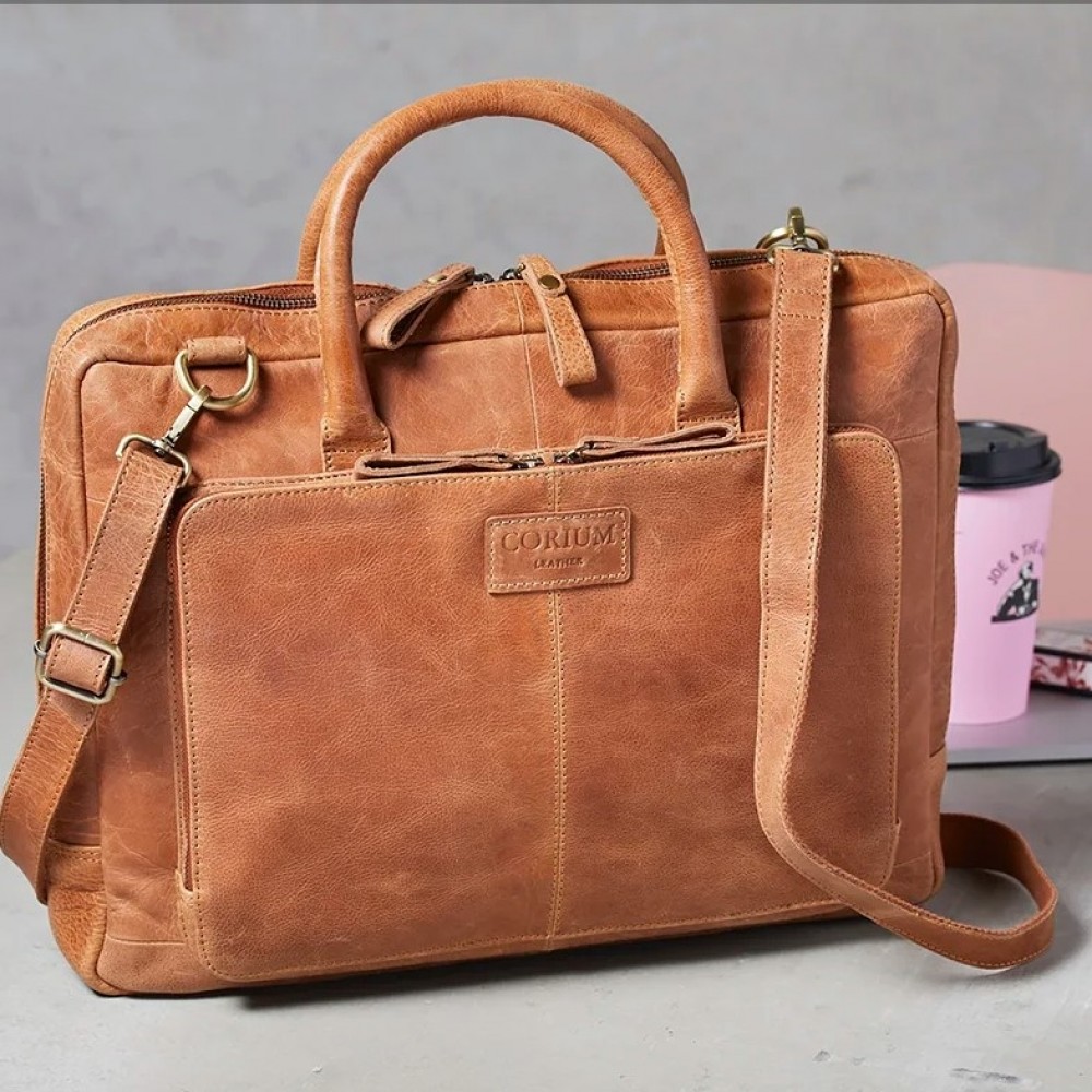 Corium - Cognac computer taske