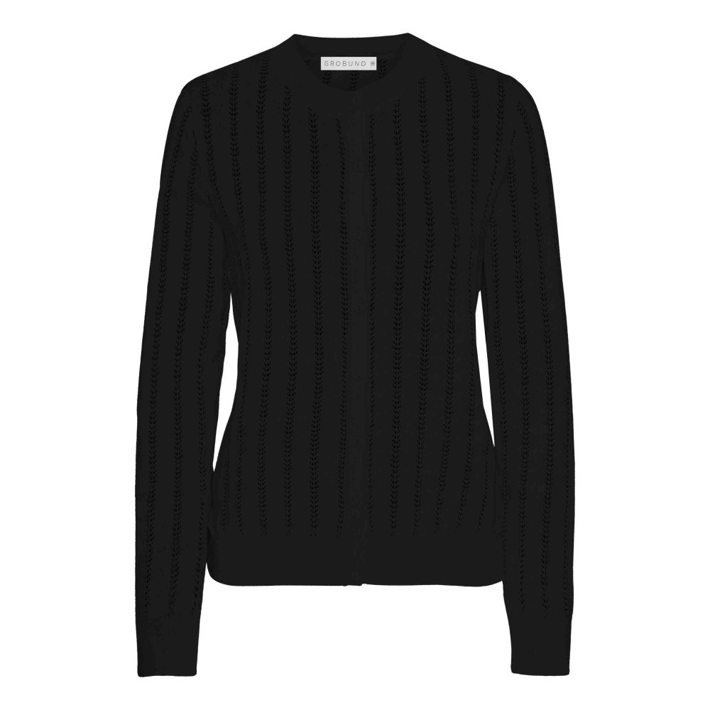 Grobund - Athene cardigan sort