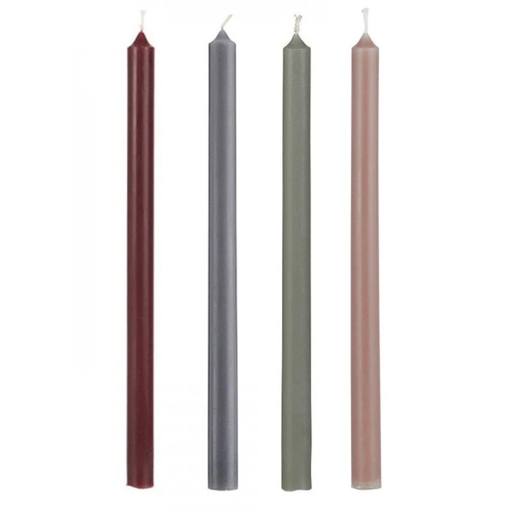 Ib Laursen - 8 stk. farvede kertelys
