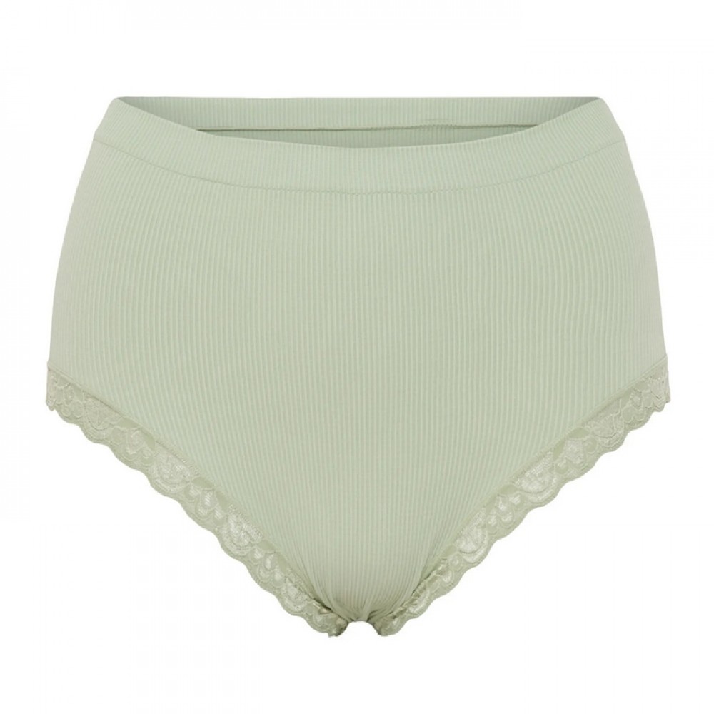 Feline rib midi trusse m/ blonde - Mint