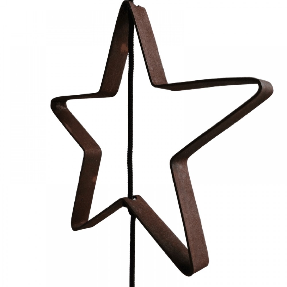 Nordic by hand - Rust outline stjerne