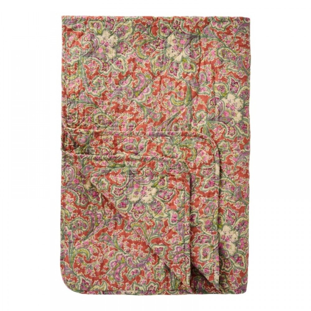 Ib Laursen Quilt m/ orange Paisley