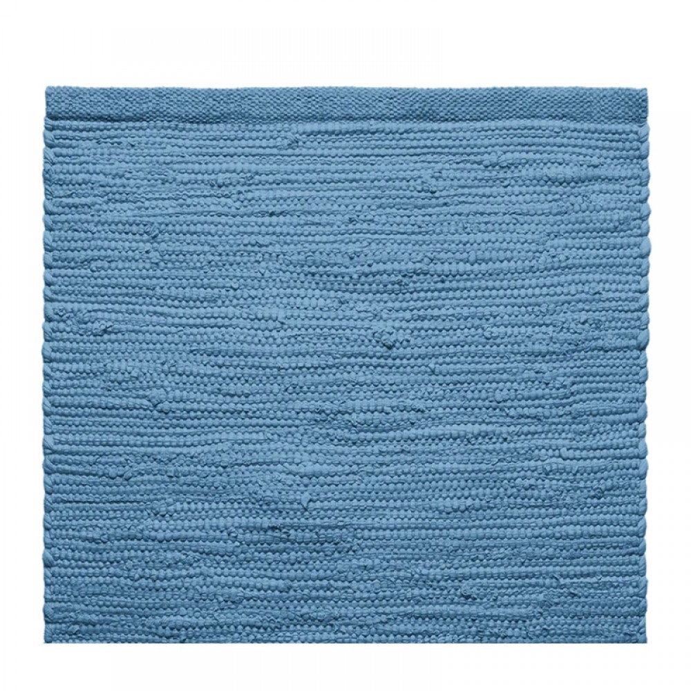 Rug Solid bomulds Kludetæppe - Pacific 